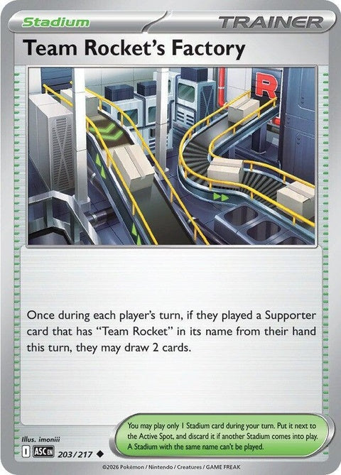 Team Rocket's Factory (203) - ME: Ascended Heroes