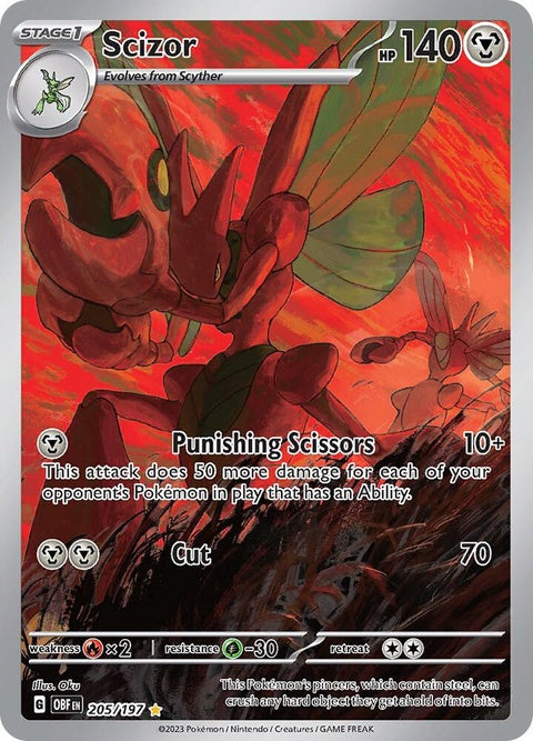 Scizor (205) - Obsidian Flames