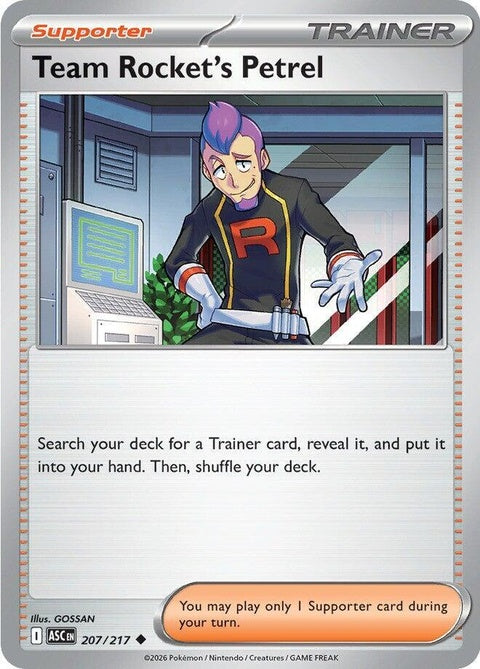 Team Rocket's Petrel (207) - ME: Ascended Heroes