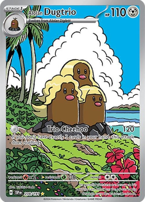 Alolan Dugtrio (208) - Surging Sparks