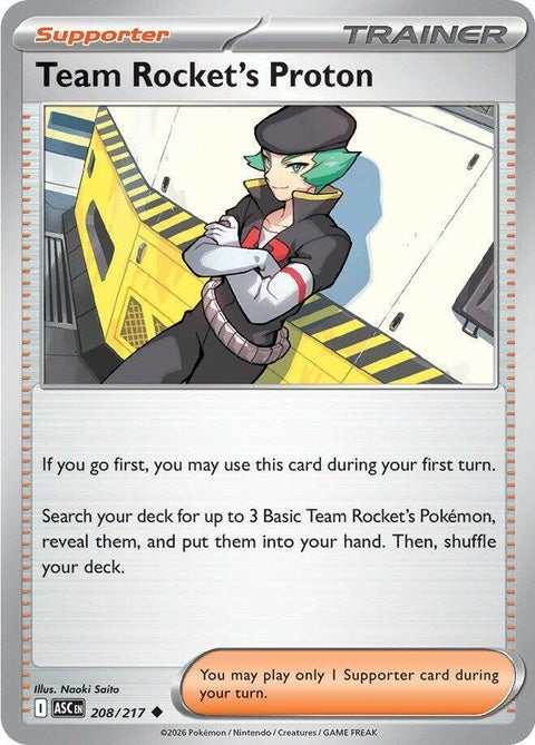 Team Rocket's Proton (208) - ME: Ascended Heroes
