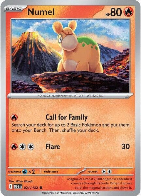 Numel (21) - Mega Evolution