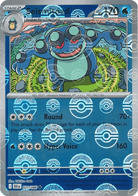 Seismitoad (21) - Black Bolt