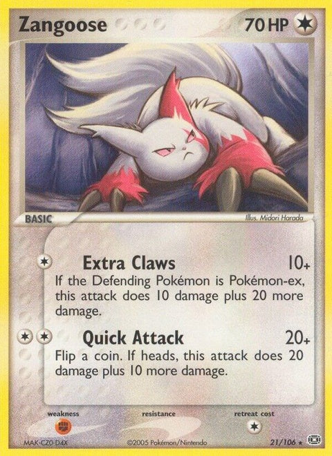 Zangoose (21) - Emerald