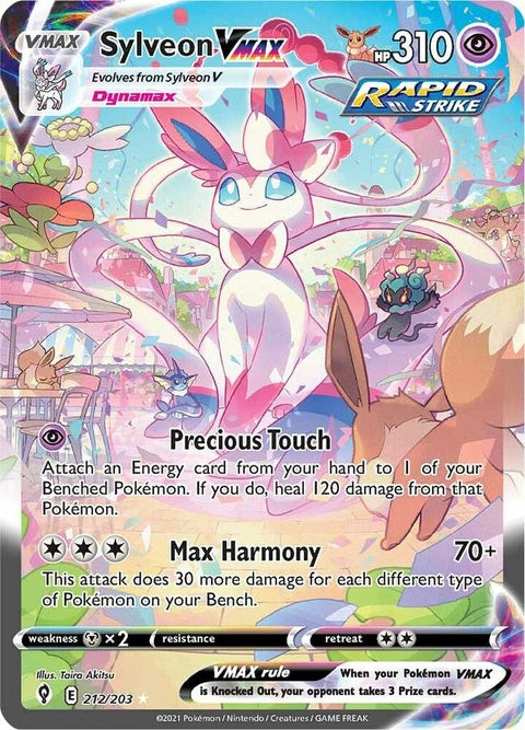Sylveon Vmax (212) - Evolving Skies