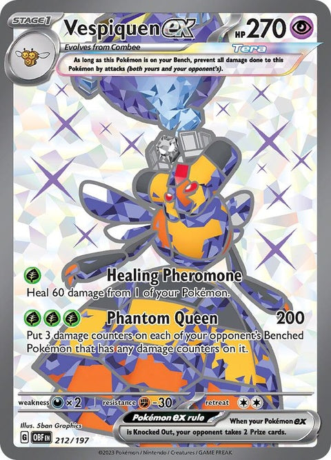 Vespiquen Ex (212) - Obsidian Flames
