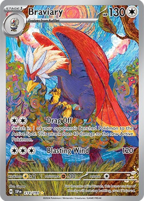 Braviary (214) - Surging Sparks