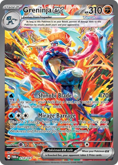 Greninja Ex (214) - Twilight Masquerade