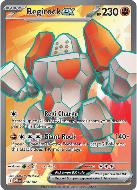 Regirock Ex (214) - Destined Rivals