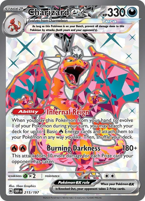 Charizard Ex (215) - Obsidian Flames