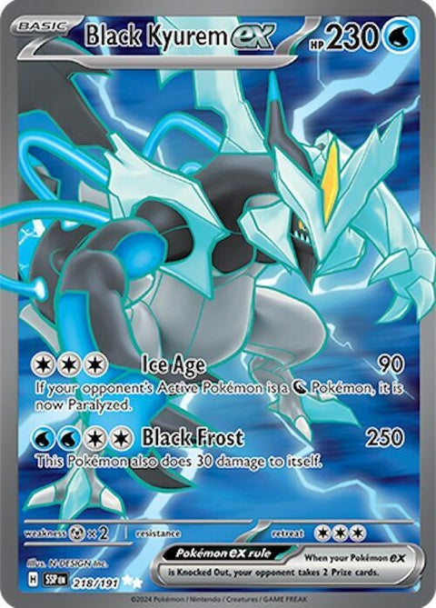 Black Kyurem Ex (218) - Surging Sparks