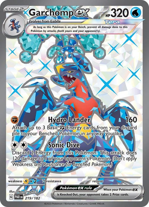 Garchomp Ex (219) - Paradox Rift