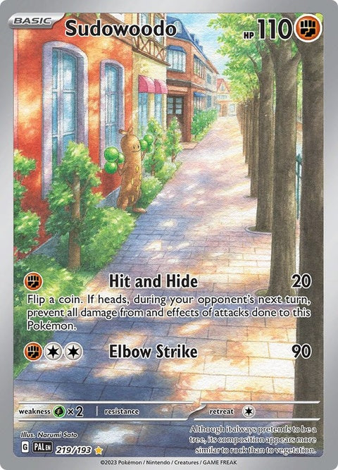 Sudowoodo (219) - Paldea Evolved