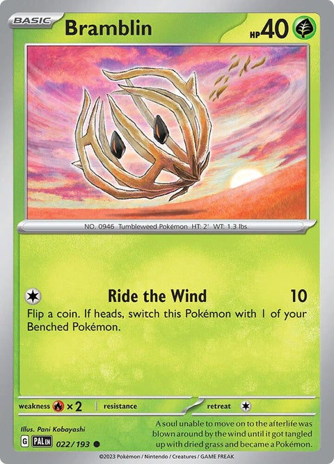 Bramblin (22) - Paldea Evolved