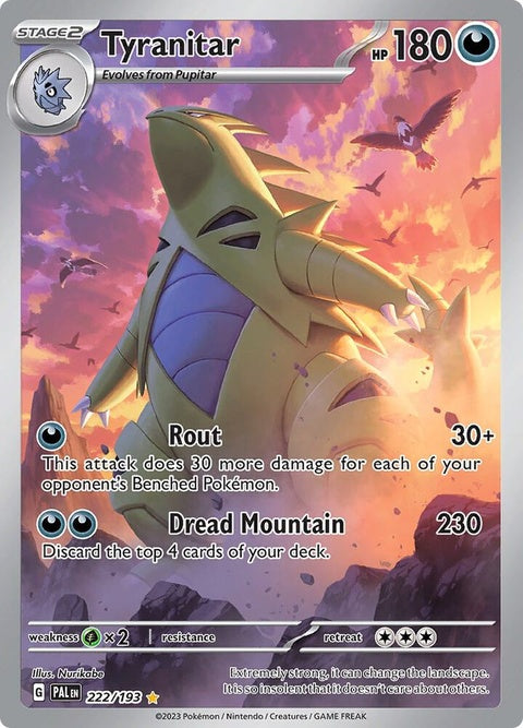 Tyranitar (222) - Paldea Evolved