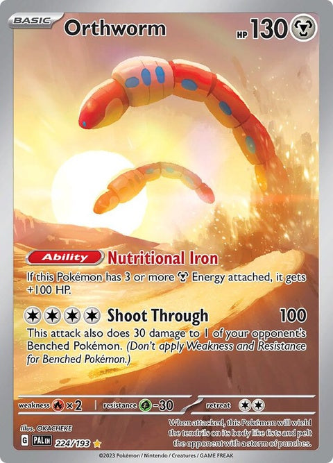 Orthworm (224) - Paldea Evolved