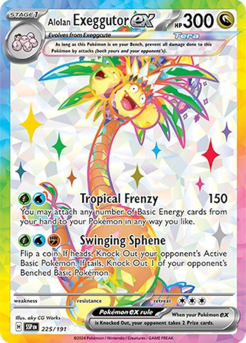 Alolan Exeggutor Ex (225) - Surging Sparks