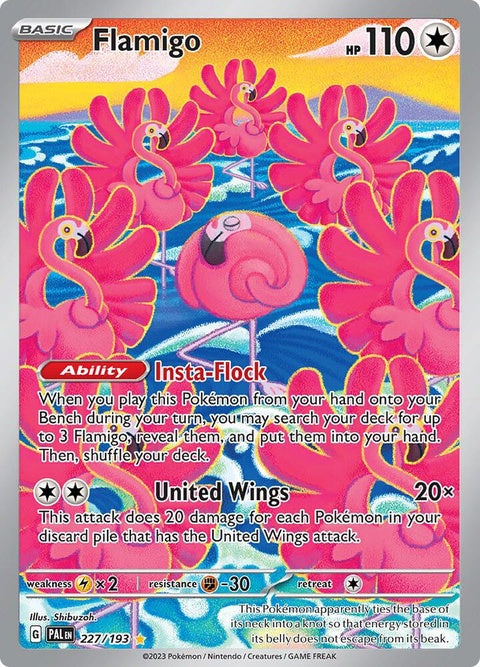 Flamigo (227) - Paldea Evolved