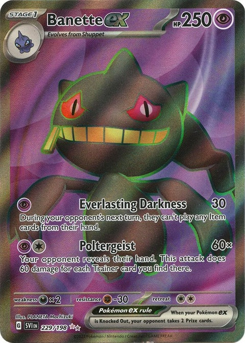 Banette Ex (229) - Scarlet & Violet