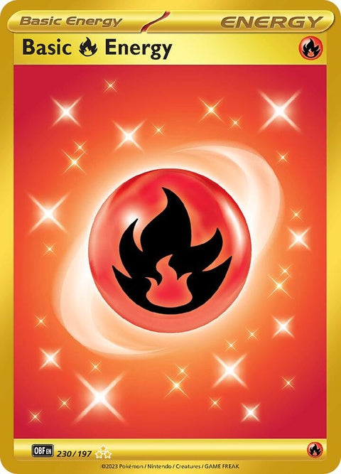 Basic Fire Energy (230) - Obsidian Flames