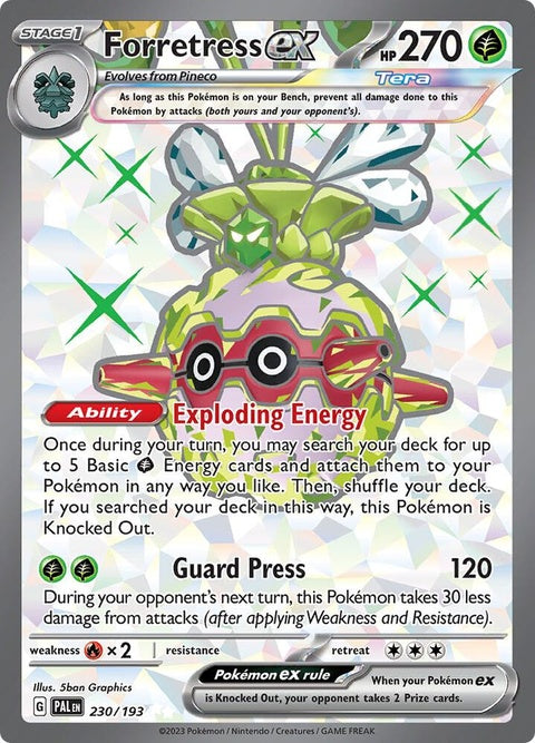 Forretress Ex (230) - Paldea Evolved