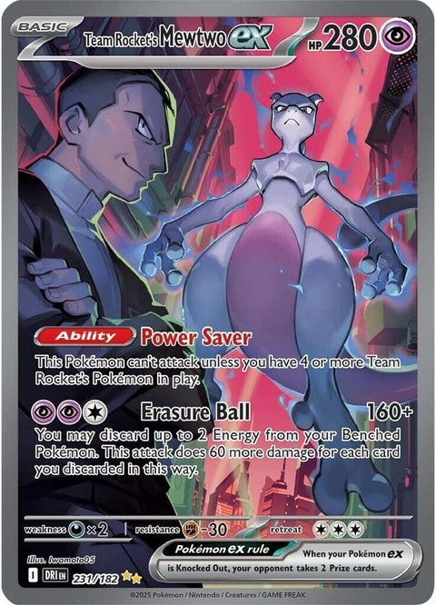Team Rocket's Mewtwo Ex (231) - Destined Rivals
