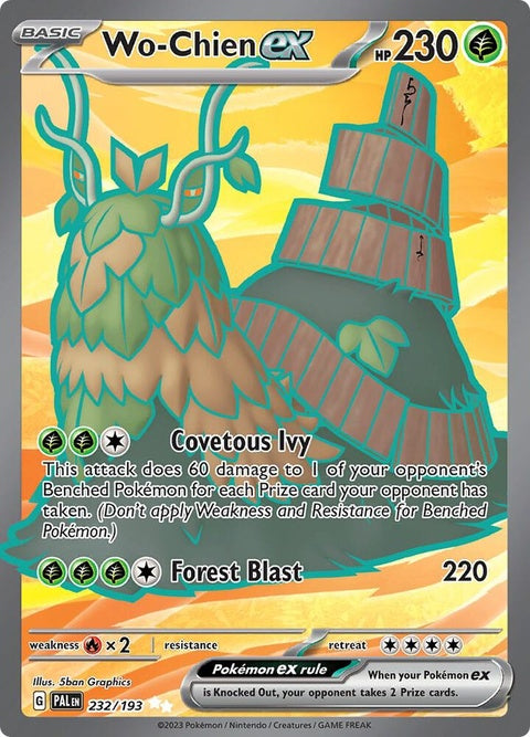 Wo-Chien Ex (232) - Paldea Evolved