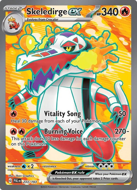 Skeledirge Ex (233) - Paldea Evolved