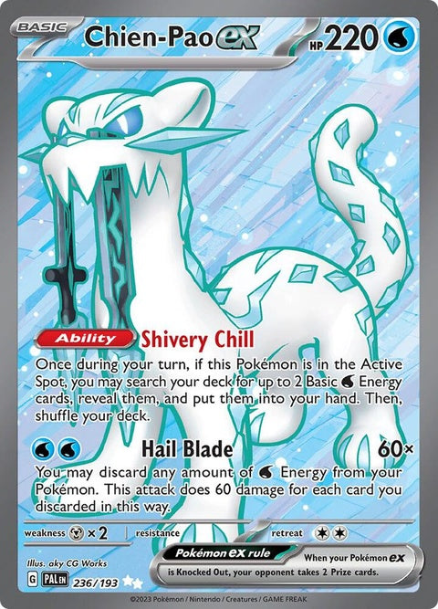 Chien-Pao Ex (236) - Paldea Evolved