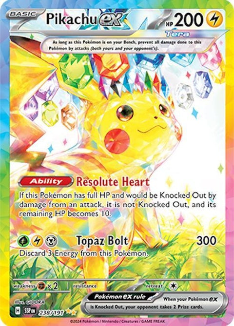 Pikachu Ex (238) - Surging Sparks