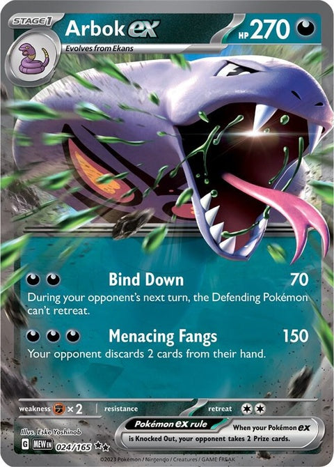 Arbok Ex (24) - 151