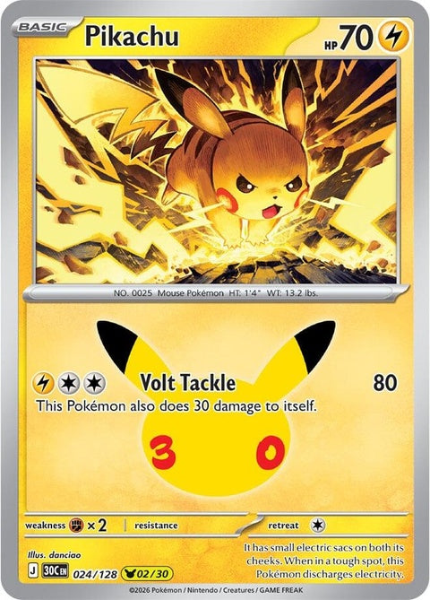 Pikachu (24) - ME: 30th Celebration