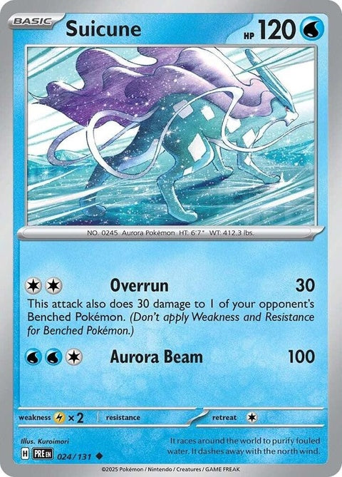 Suicune (24) - Prismatic Evolutions