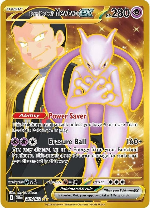 Team Rocket's Mewtwo Ex (240) - Destined Rivals