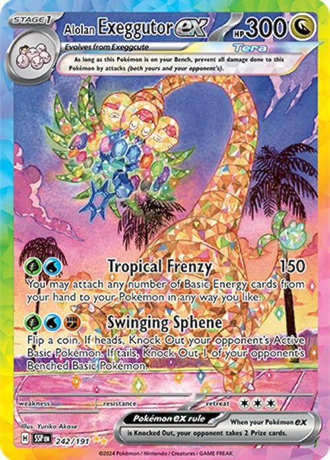 Alolan Exeggutor Ex (242) - Surging Sparks
