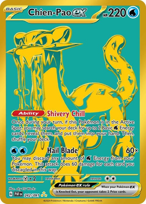 Chien-Pao Ex (242) - Paldean Fates