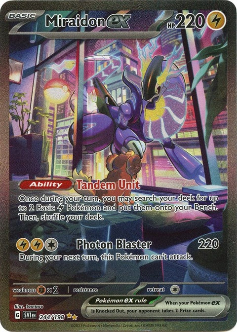 Miraidon Ex (244) - Scarlet & Violet