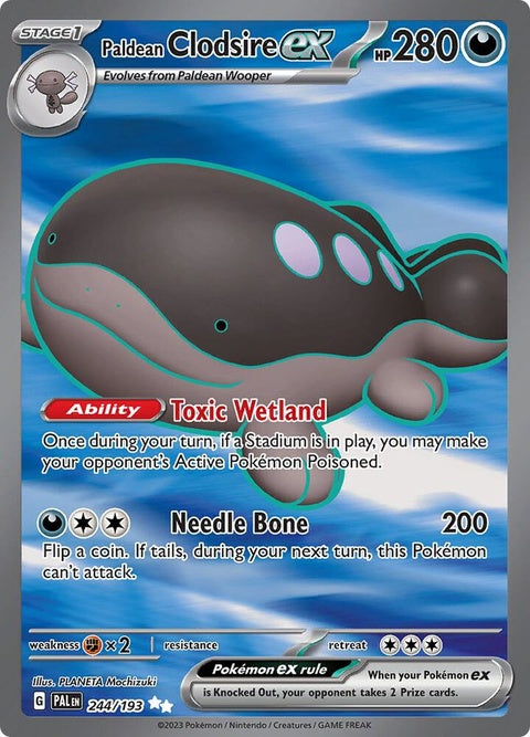 Paldean Clodsire Ex (244) - Paldea Evolved