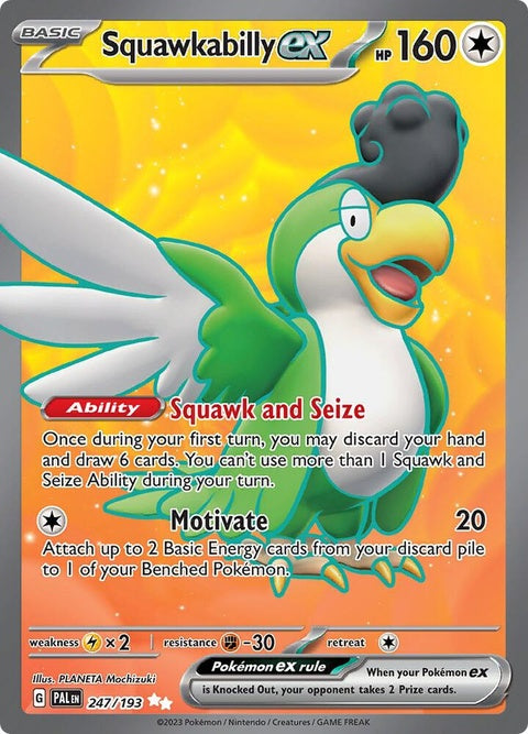 Squawkabilly Ex (247) - Paldea Evolved