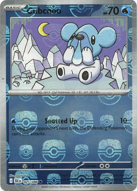 Cubchoo (25) - Black Bolt