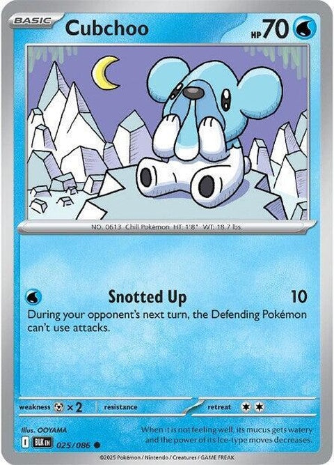 Cubchoo (25) - Black Bolt