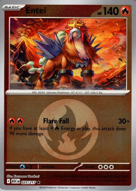 Entei (25) - ME: Ascended Heroes