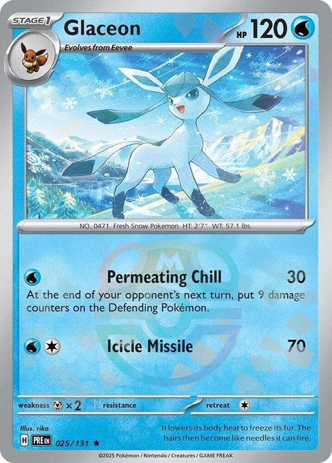 Glaceon (25) - Prismatic Evolutions