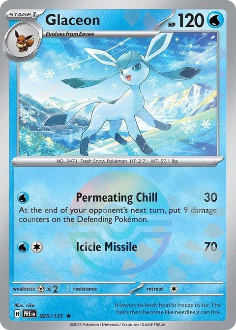 Glaceon (25) - Prismatic Evolutions