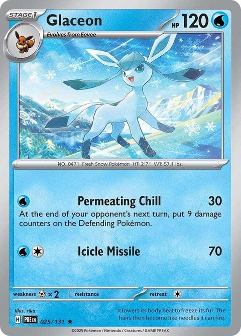 Glaceon (25) - Prismatic Evolutions
