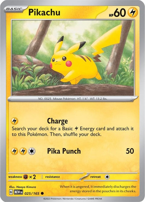 Pikachu (25) - 151