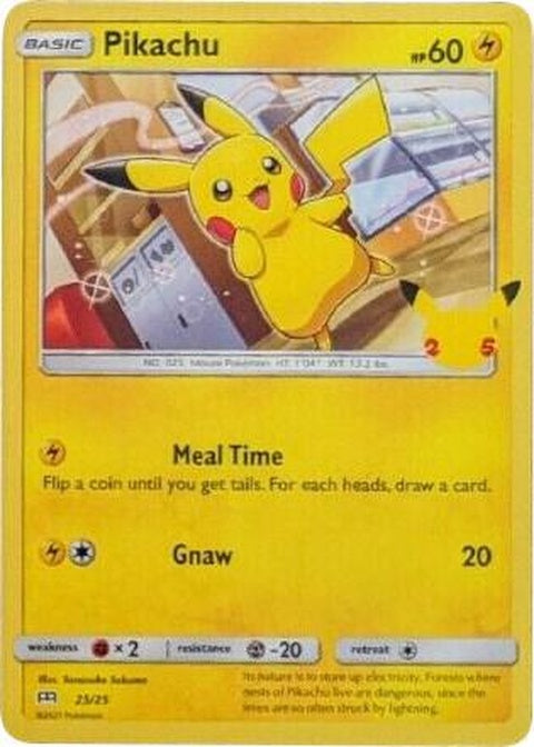 Pikachu (25) - McDonald's Collection 2021