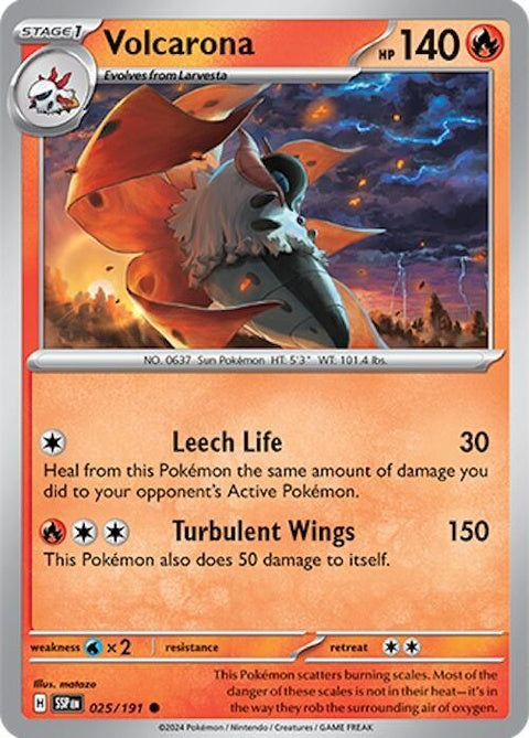 Volcarona (25) - Surging Sparks