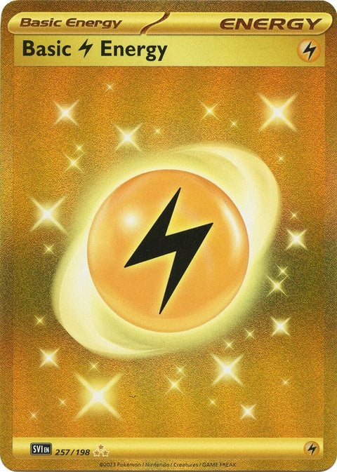 Basic Lightning Energy (257) - Scarlet & Violet