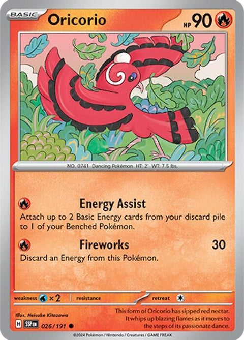 Oricorio (26) - Surging Sparks